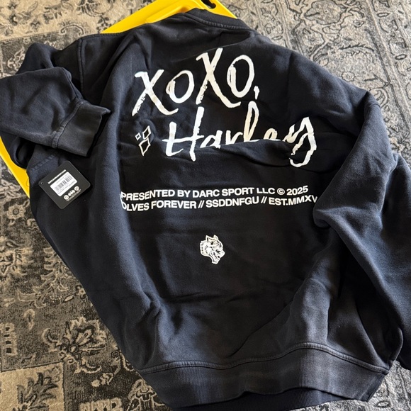 Darc Sport Black Sweatshirt with White Print - Picture 1 of 5